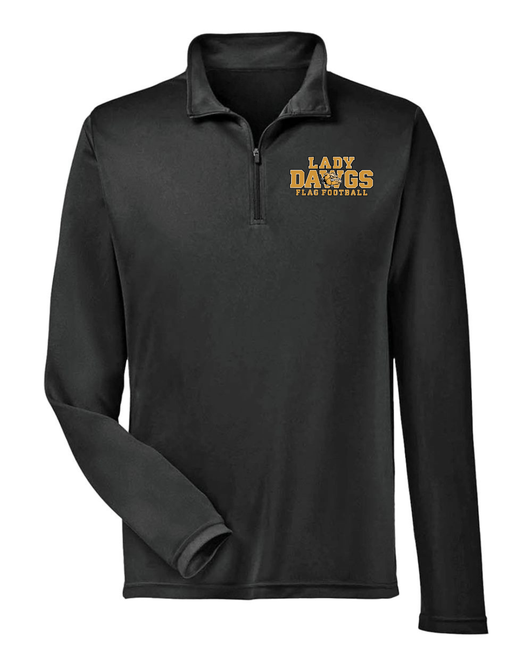 "Bulldawgs Flag Football" Quarterzip