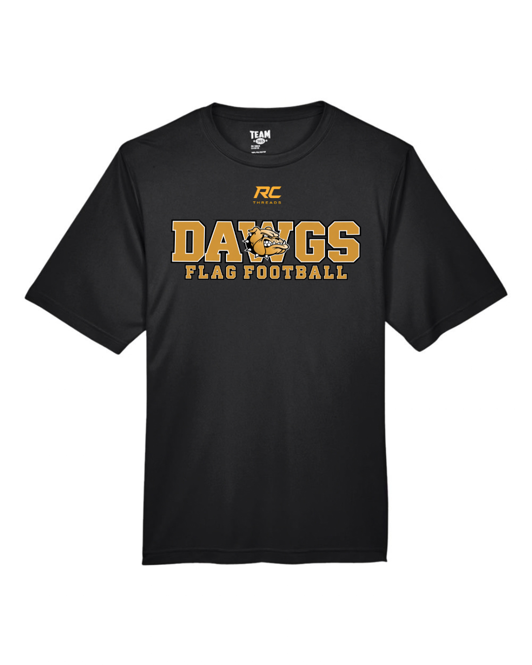 "Bulldawgs Flag Football" Short Sleeve Dri Fit T Shirt